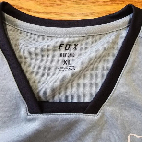 Fox Racing Defend Pro Long Sleeve Jersey‎ in Eucalyptus - Size Extra Large - Picture 10 of 11